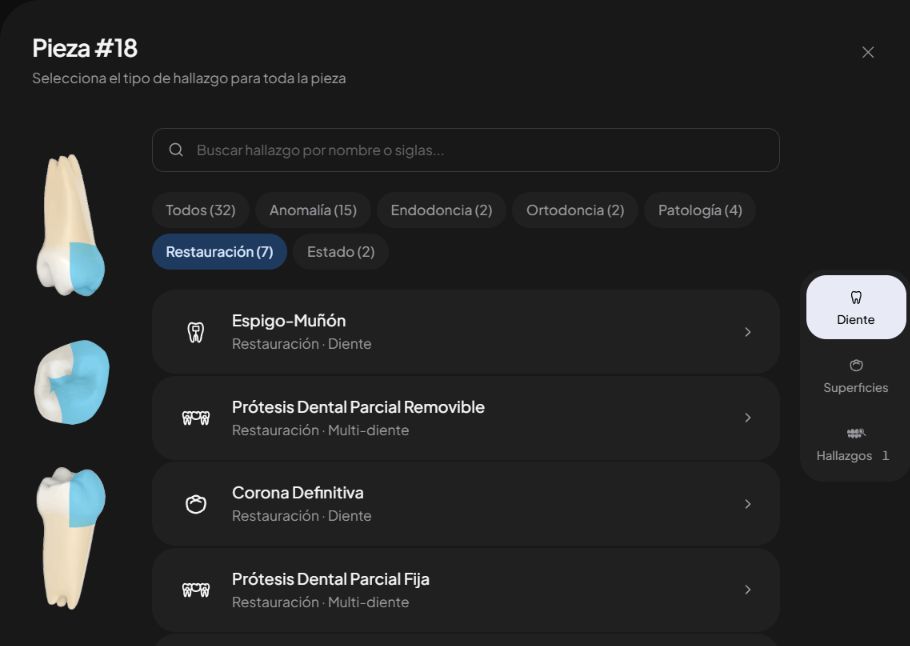 Detalle de una pieza